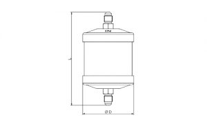 Castel filter drier DF3